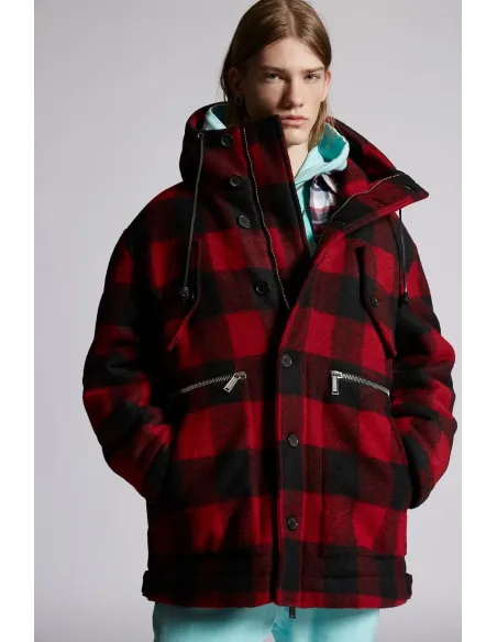 DSQUARED2 Canada Check Bomber S74AM1186