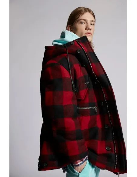 DSQUARED2 Canada Check Bomber S74AM1186