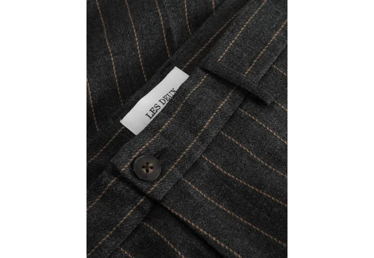 LES DEUX COMO REG PINSTRIPE PANTS...