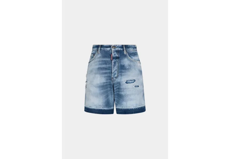DSQUARED2 BOXER DENIM SHORTS S71MU0803