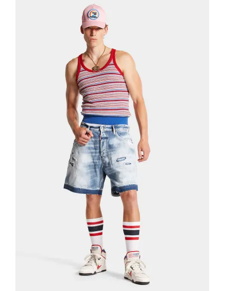 DSQUARED2 BOXER DENIM SHORTS S71MU0803