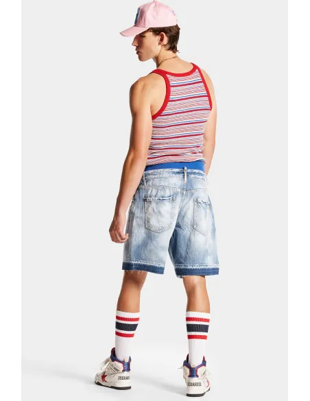 DSQUARED2 BOXER DENIM SHORTS S71MU0803