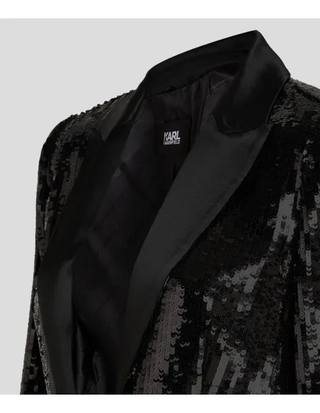 KARL LAGERFELD SEQUIN BLAZER 240W1405