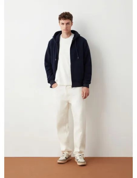 COLMAR HOODED WOOL SWEATSHIRT WITH...