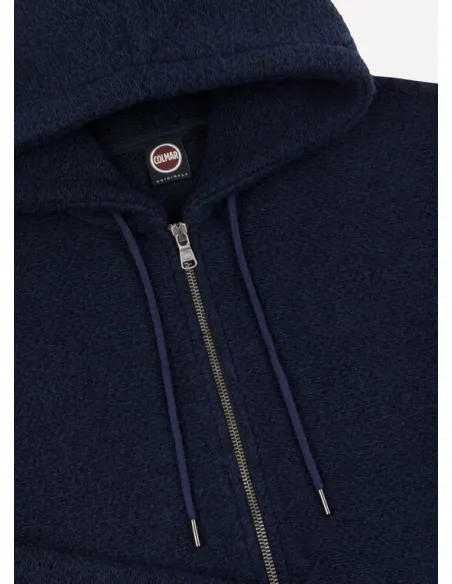 COLMAR HOODED WOOL SWEATSHIRT WITH...