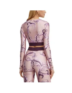 VERSACE JEANS COUTURE ΓΥΝΑΙΚΕΙΟ ΚΟΝΤΟ ΤΟΠ 77HAH218 - Ροζ 2