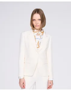 SILVIAN HEACH FITTED BLAZER GPA24181GC - Off White