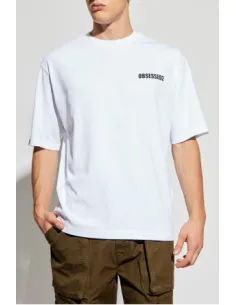 DSQUARED2 ΑΝΔΡΙΚΗ ΜΠΛΟΥΖΑ OBSESSED S74GD1479 - Λευκό