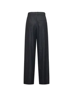 SILVIAN HEACH WIDE TROUSERS WITH THIN STRIPES GPA25100 -... 2