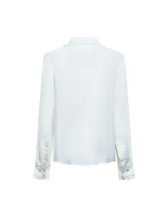 SILVIAN HEACH SHIRT WITH DECORATED COLAR GPA25134 - White 2