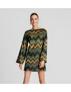 MOUTAKI ΦΟΡΕΜΑ ΜΕ ΡΙΓΕΣ 25.07.103 - Multicolour