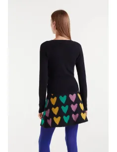 COMPANIA FANTASTICA ΓΥΝΑΙΚΕΙΑ ΜΠΛΟΥΖΑ BLACK RIBBED KNIT... 2