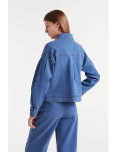 COMPANIA FANTASTICA ΓΥΝΑΙΚΕΙΟ ΤΖΙΝ ΜΠΟΥΦΑΝ BLUE DENIM... 2