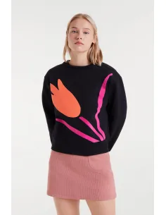 COMPANIA FANTASTICA ΓΥΝΑΙΚΕΙΑ ΜΠΛΟΥΖΑ ΦΟΥΤΕΡ FLOWER PRINT...