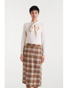 COMPANIA FANTASTICA ΓΥΝΑΙΚΕΙΑ ΜΠΛΟΥΖΑ WHITE LONG SLEEVED...