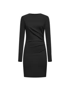 SILVIAN HEACH DRAPED DRESS WITH LONG SLEEVES GPA25001 -...