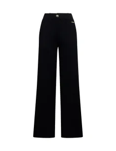 SILVIAN HEACH STRETCH FLARE TROUSERS GPA252090 - Black