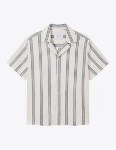 LES DEUX ΑΝΔΡΙΚΟ ΠΟΥΚΑΜΙΣΟ Lawson Stripe SS Shirt LDM401057
