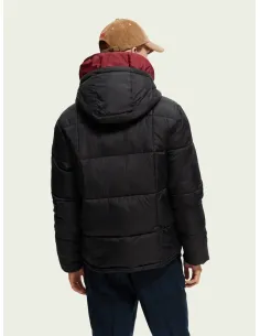 SCOTCH&SODA Αδιάβροχο puffer jacket με κουκούλα 169101 2